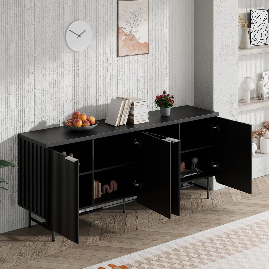 Modern Scandinavian Sideboard Buffet Cabinet