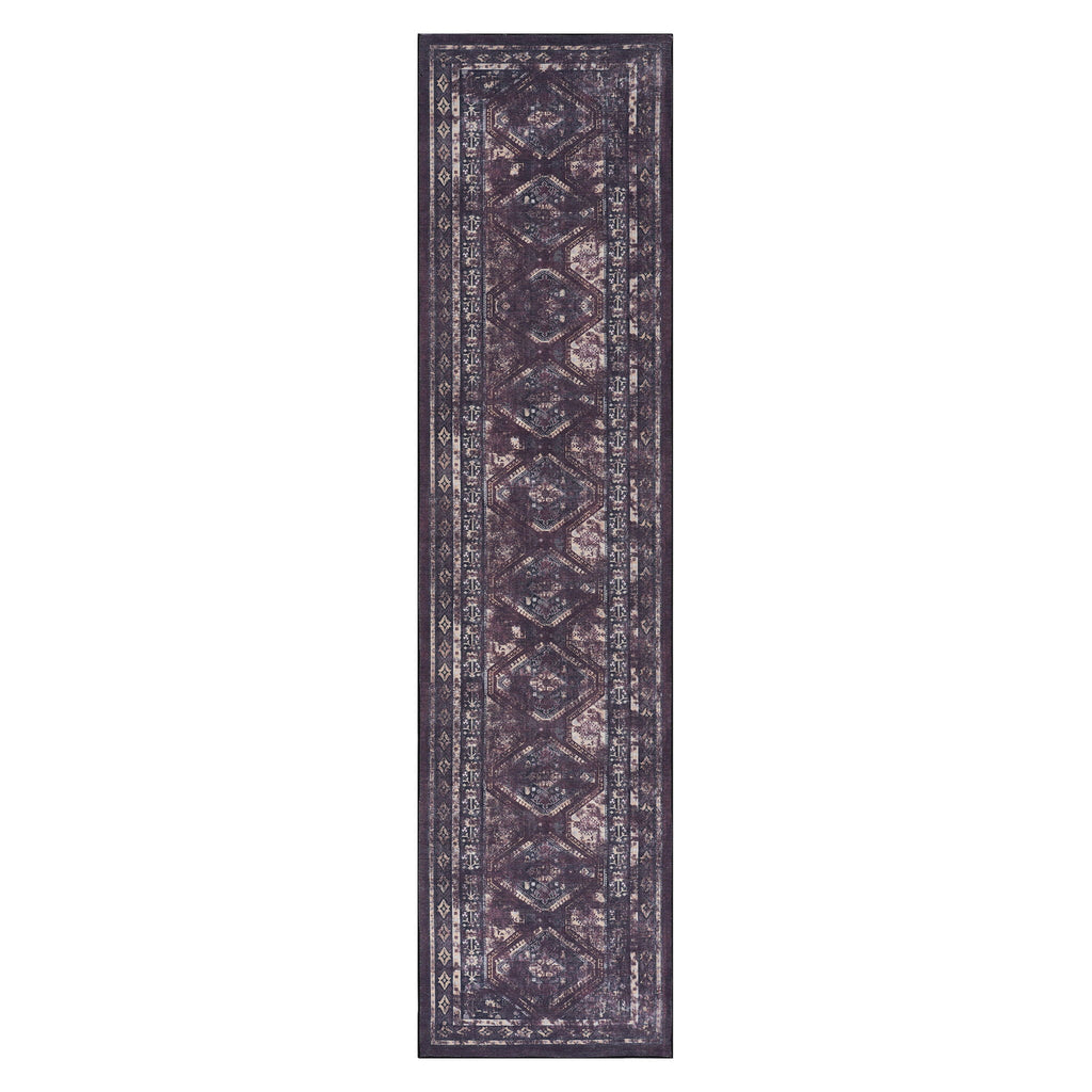 Washable Runner Rug – Beige, Dark Gray or Black