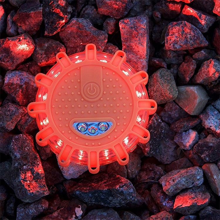 Magnetic Amber LED Roadside Warning Light
