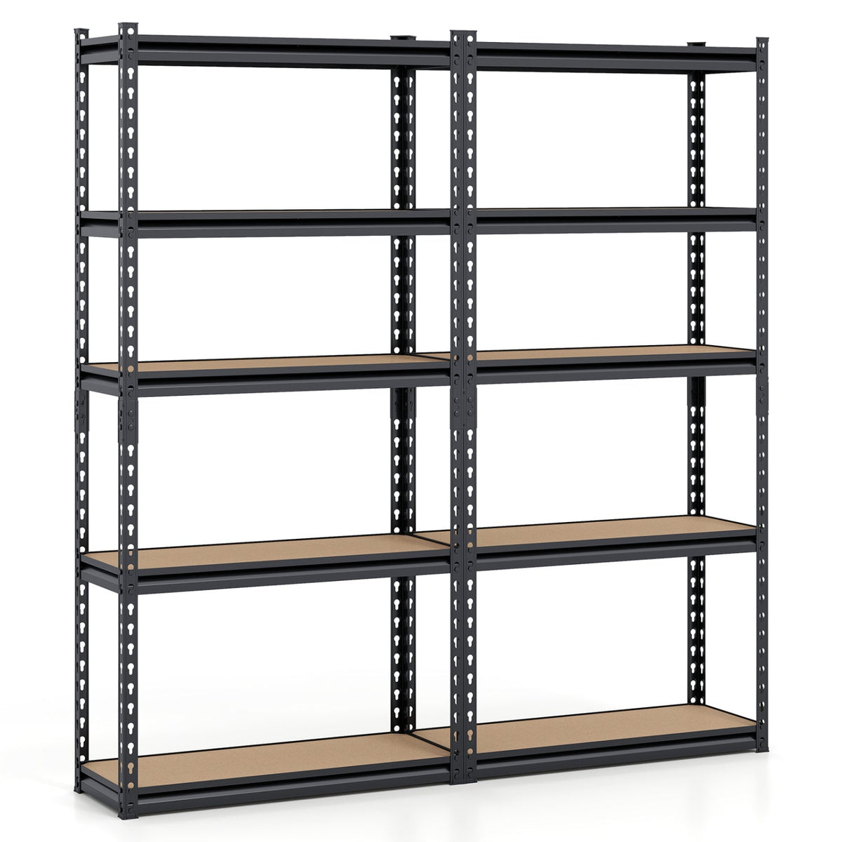 5-Tier Heavy-Duty Garage Shelving Unit – 2,200 lb Capacity