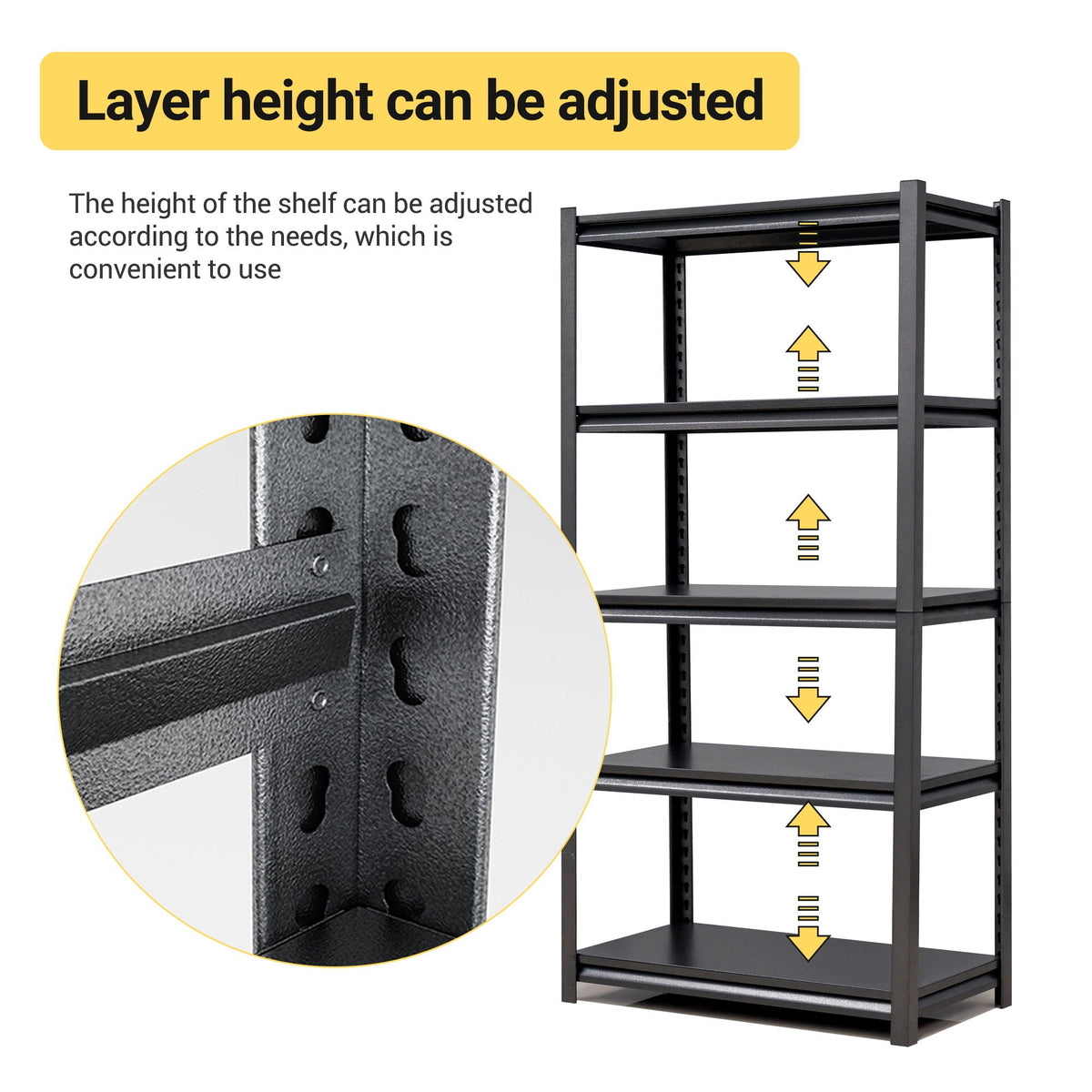 Heavy-Duty Adjustable Garage Shelving Unit