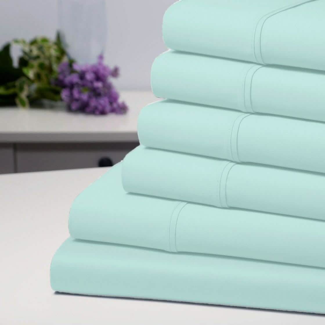 6-Piece Bamboo-Blend Luxury Sheet Set – Deep Pocket