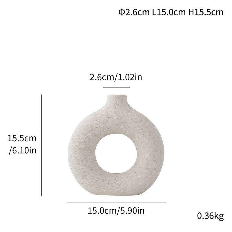 Modern Unglazed Ceramic Vase