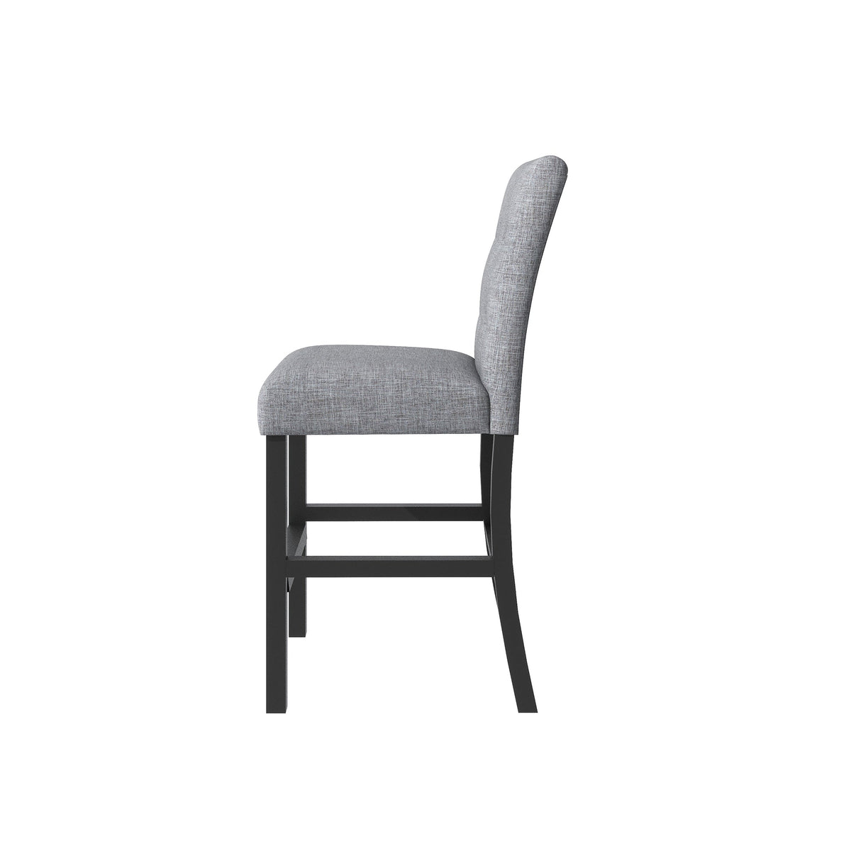 TOPMAX 5-Piece Counter-Height Dining Set – Black & Gray