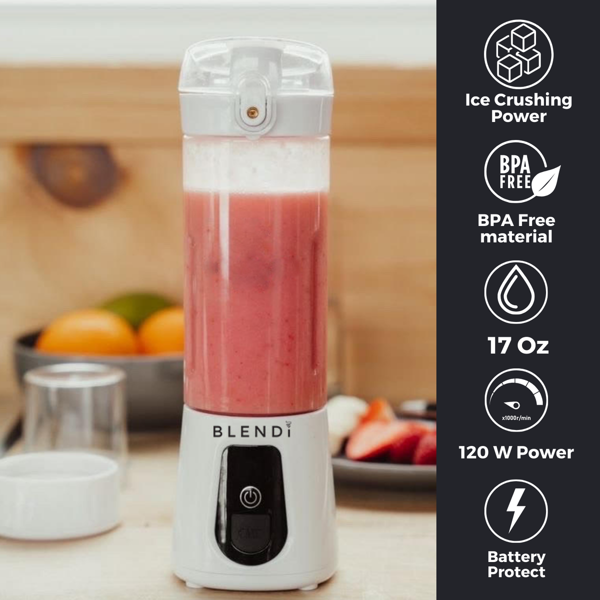 BLENDi USA Pro+ Portable Ice-Crushing Blender
