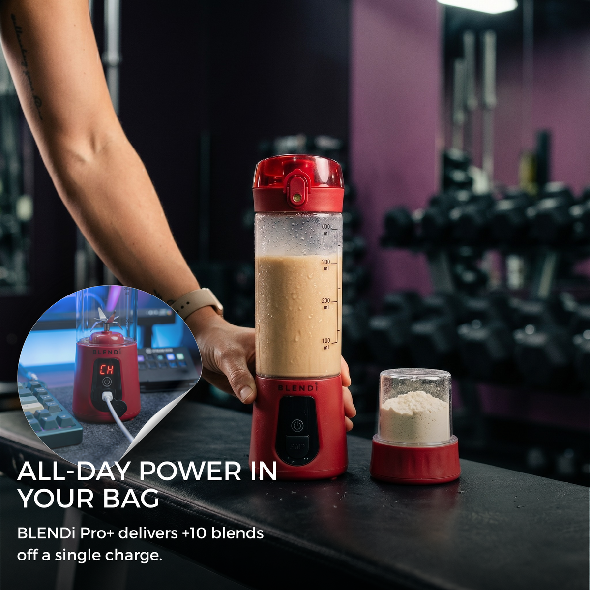 BLENDi Pro+ Portable Ice-Crushing Blender