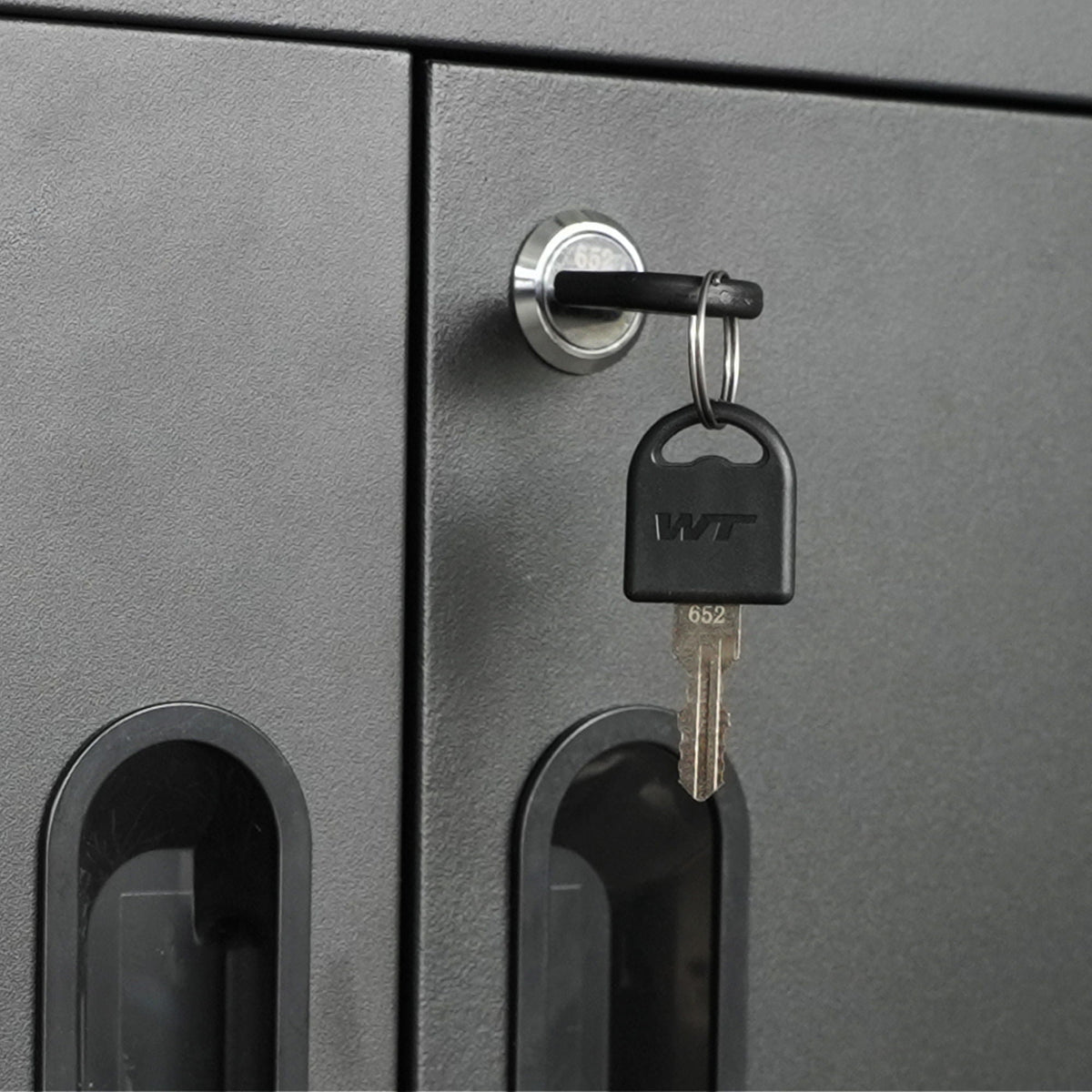 Mobile Metal Tool Cabinet with Locking Doors