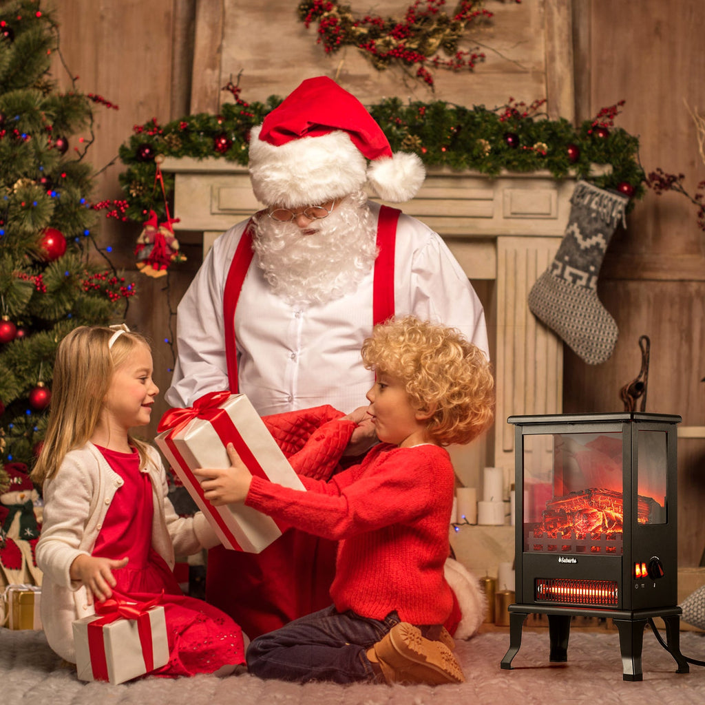 TURBRO TS17Q Electric Fireplace Stove Heater