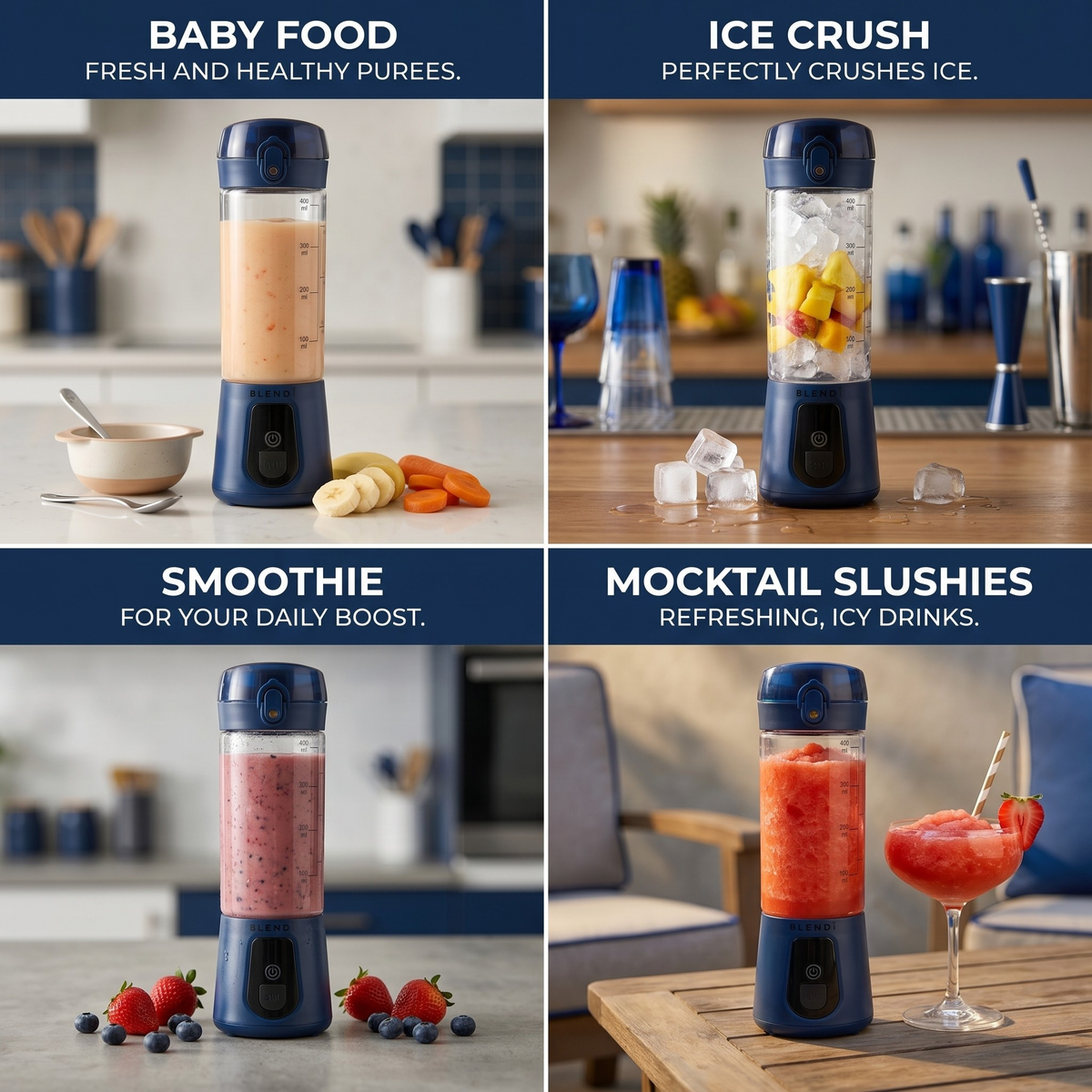 BLENDi Pro+ Portable Ice-Crushing Blender