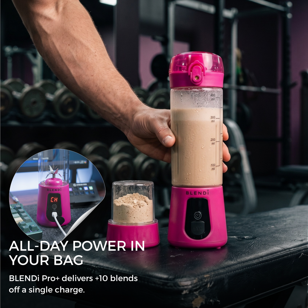 BLENDi Pro+ Portable Ice-Crushing Blender