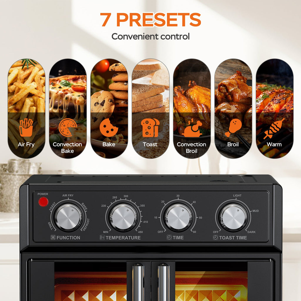 PlumChef 26QT French-Door Air Fryer