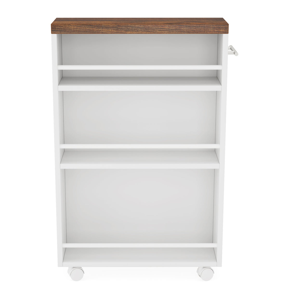 Slim 4-Tier Rolling Kitchen Storage Cart