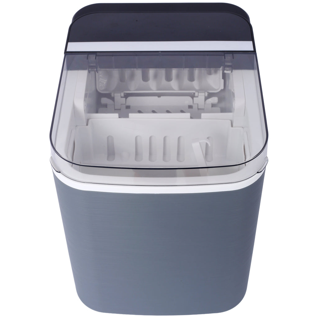 26-Lb Self-Cleaning Countertop Ice Maker – Gray