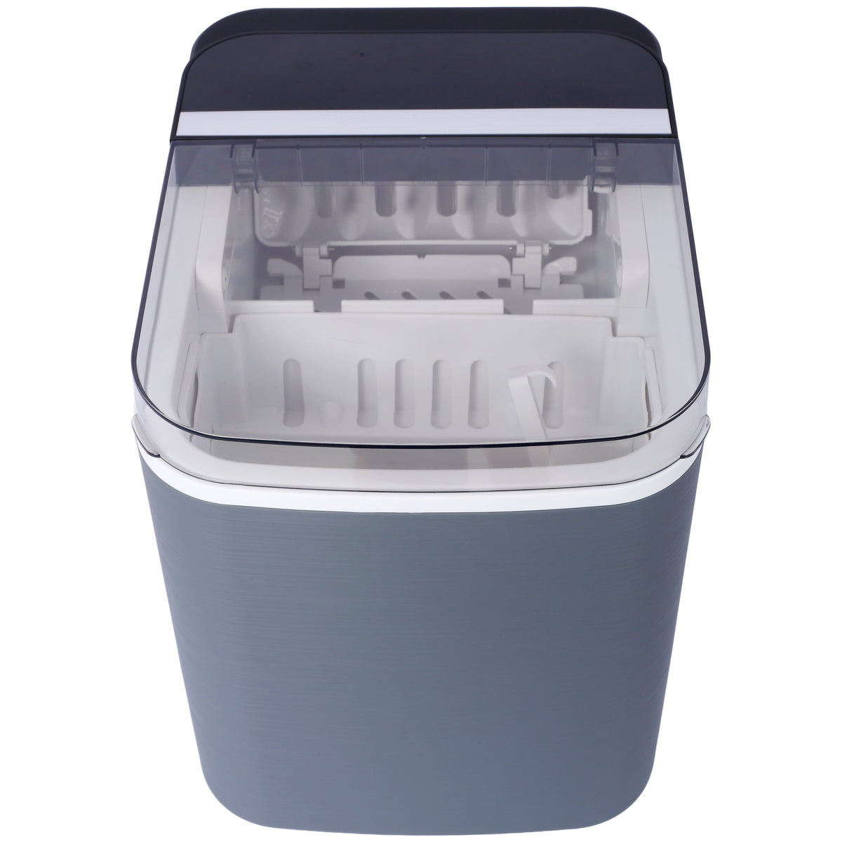 26-Lb Self-Cleaning Countertop Ice Maker – Gray