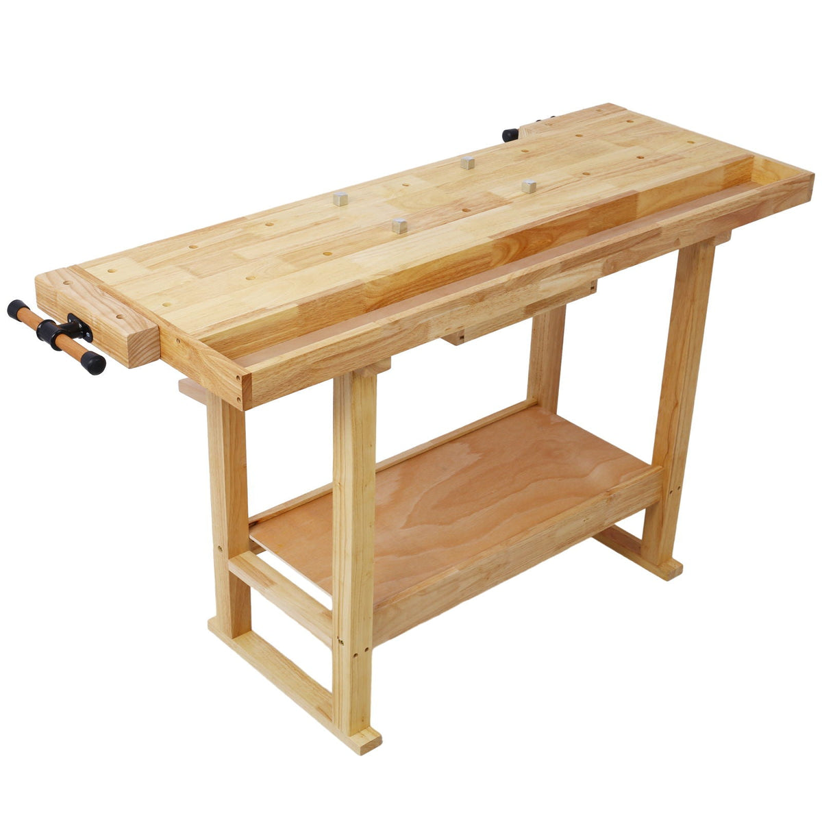 55" Wood Workbench for Garage & Workshop