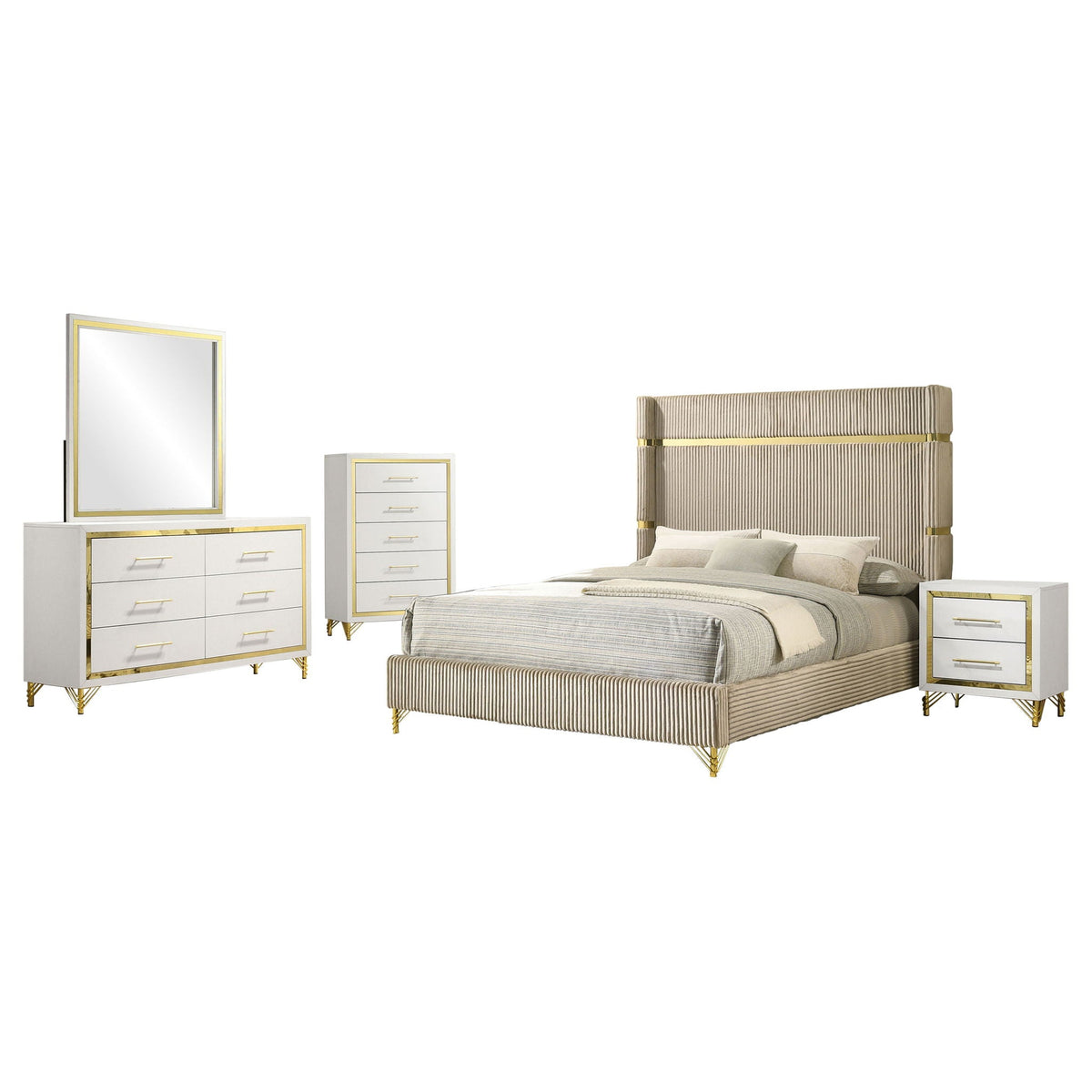 Lucia 5-Piece Queen Bedroom Set