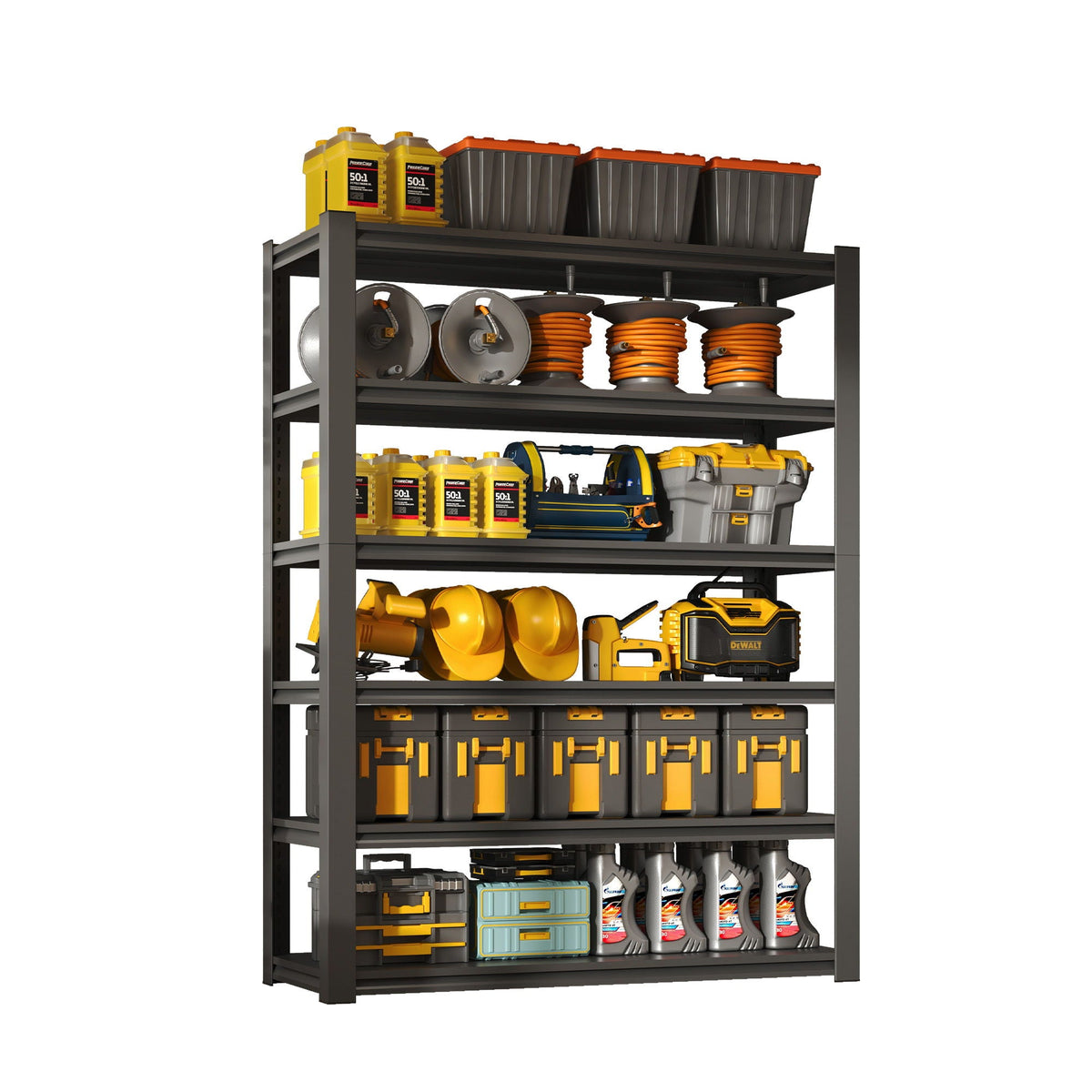 Heavy-Duty Adjustable Garage Shelving Unit
