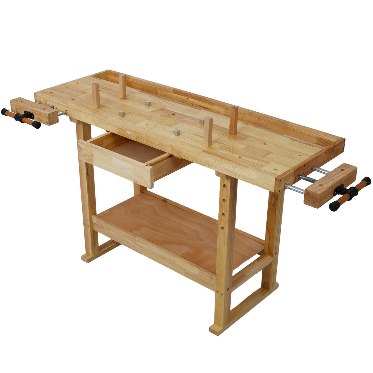 55" Wood Workbench for Garage & Workshop