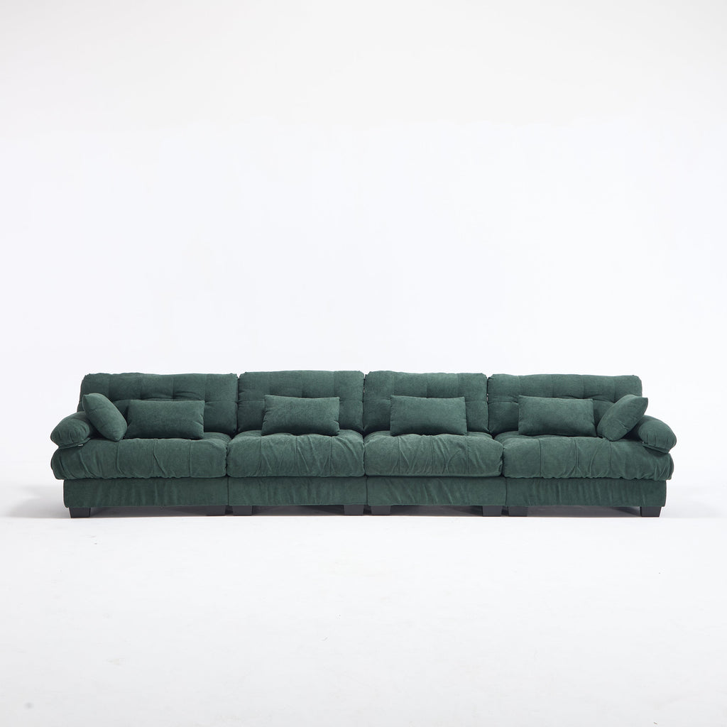 158-Inch Deep-Seat Modular Cloud Sectional Sofa