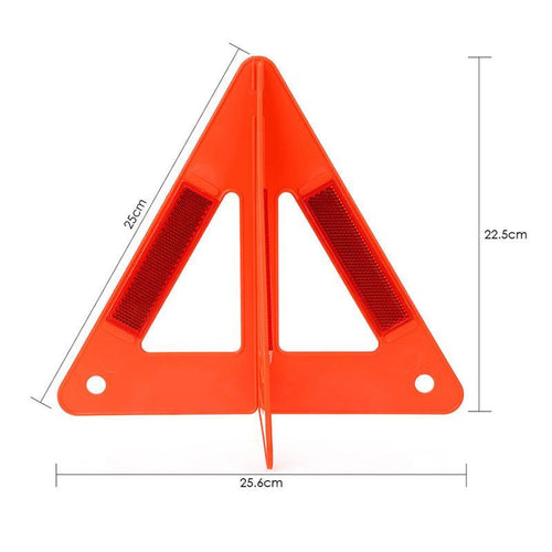 2-Pack Foldable Reflective Roadside Warning Triangles