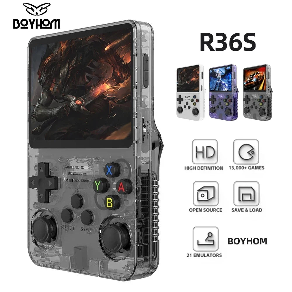 R36S Retro Handheld Gaming Console – 3.5-Inch IPS