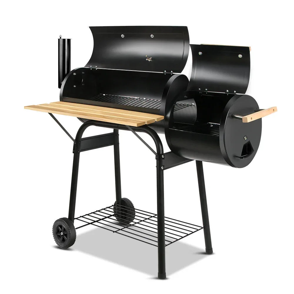 Grillz 2-in-1 Offset BBQ Smoker & Grill