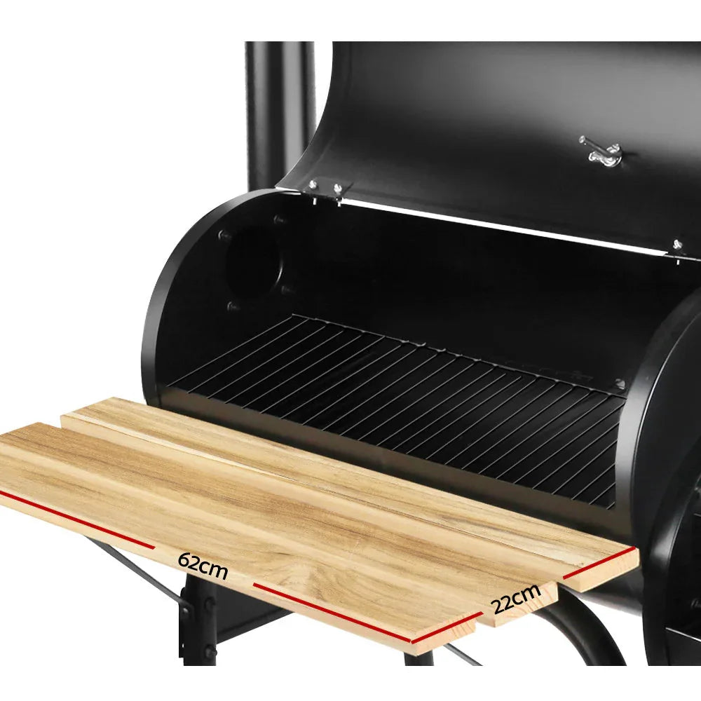 Grillz 2-in-1 Offset BBQ Smoker & Grill