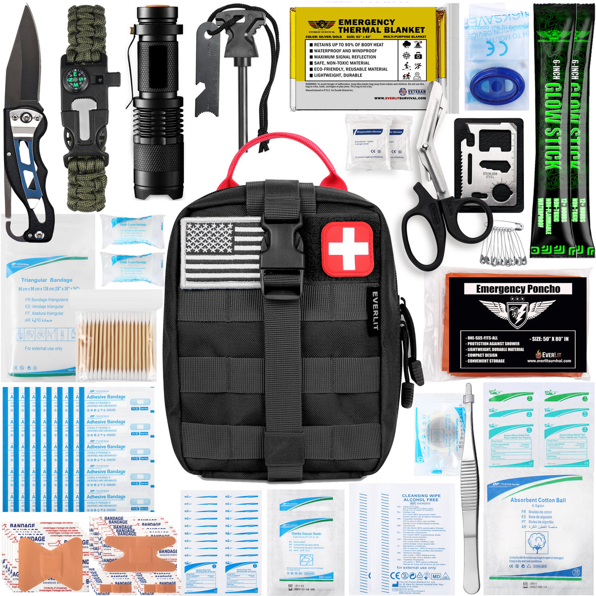 Everlit Essential Survival First Aid Kit