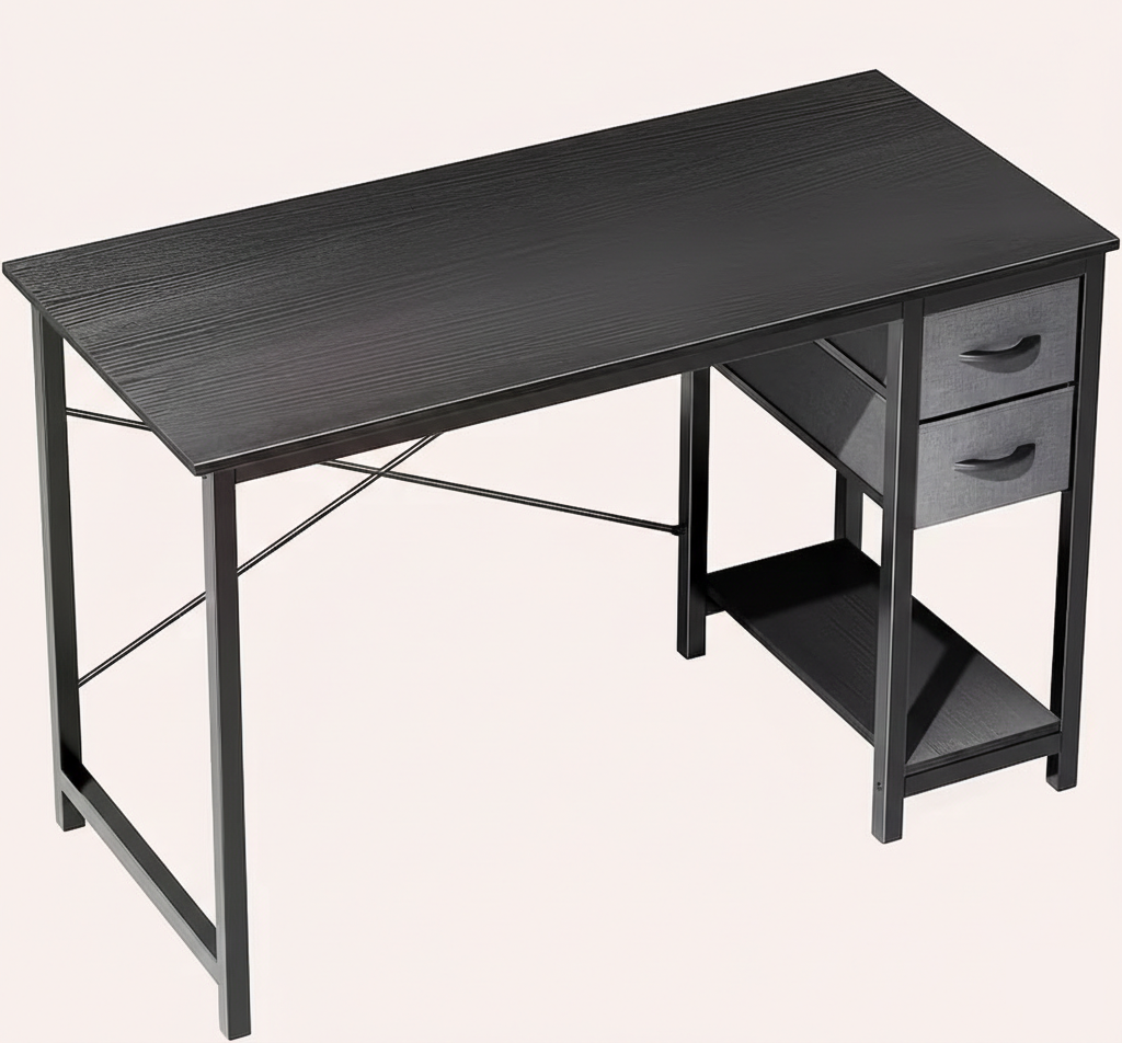 Modern Computer Desk with Storage Drawers