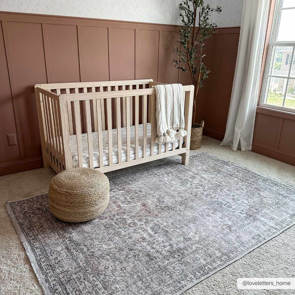 Cream Washable Area Rug