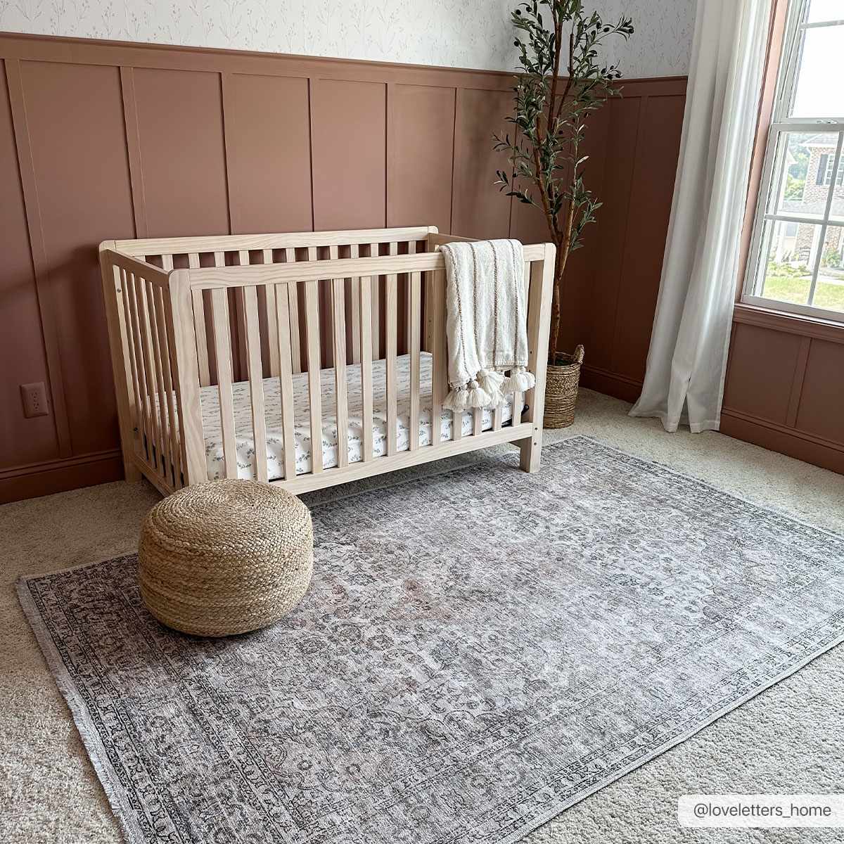 Cream Washable Area Rug
