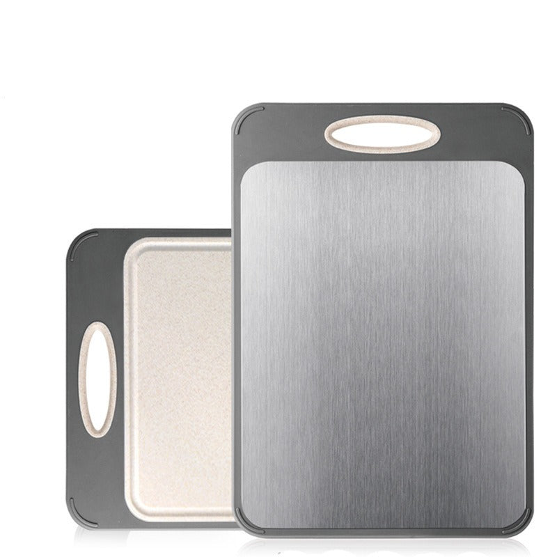 2-in-1 304 Stainless Steel & PP Cutting Board