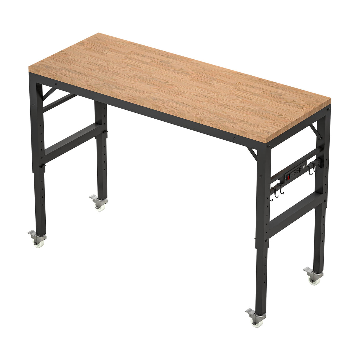 60-Inch Heavy-Duty Adjustable Garage Workbench