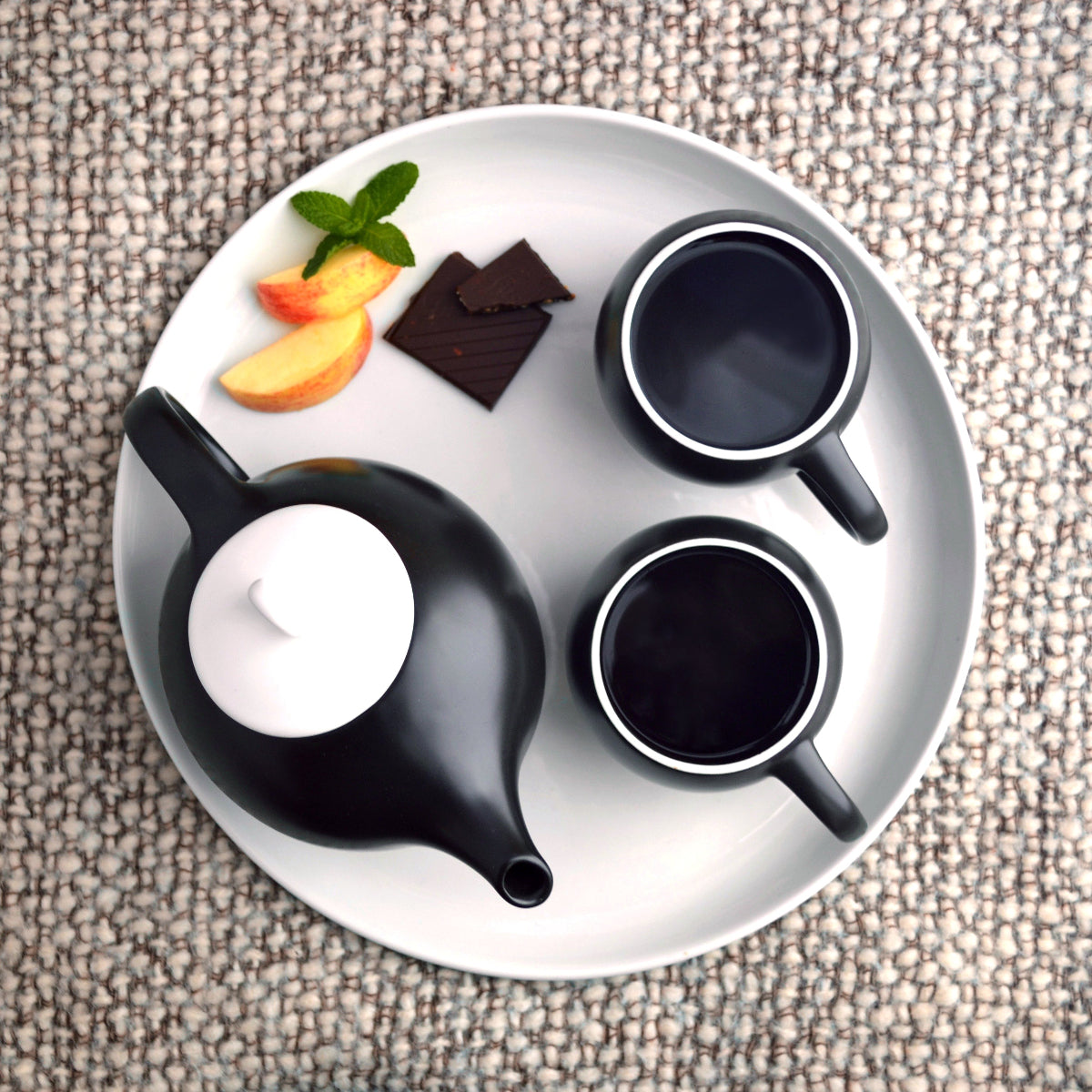 Maia Ming EVA 3-Piece Tea Set – Black