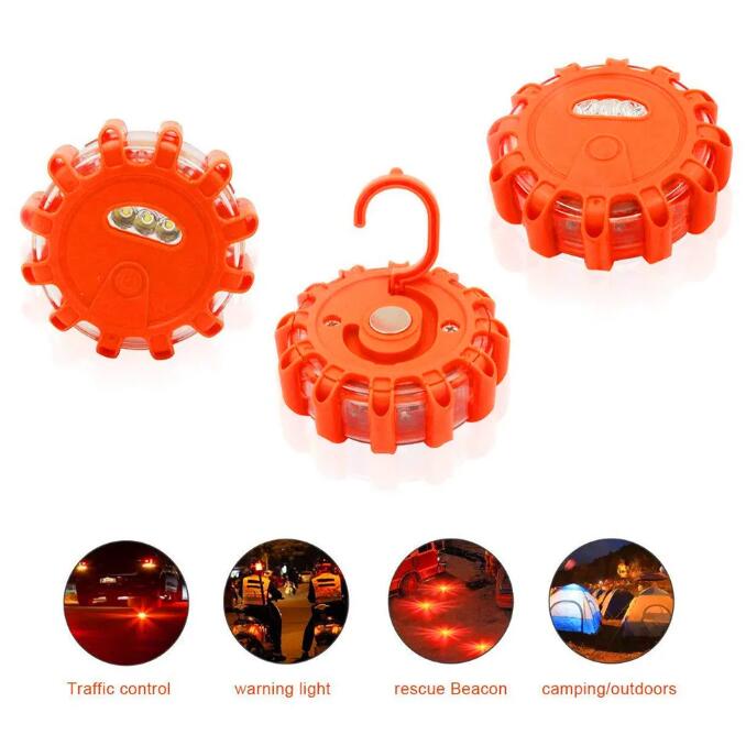 Magnetic Amber LED Roadside Warning Light