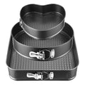 3-Piece Nonstick Springform Cake Pan Set