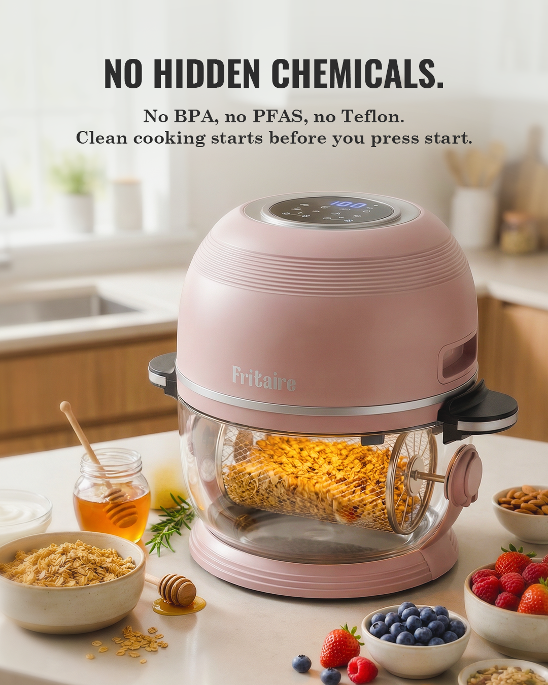 Fritaire Self-Cleaning Air Fryer – Sage Green