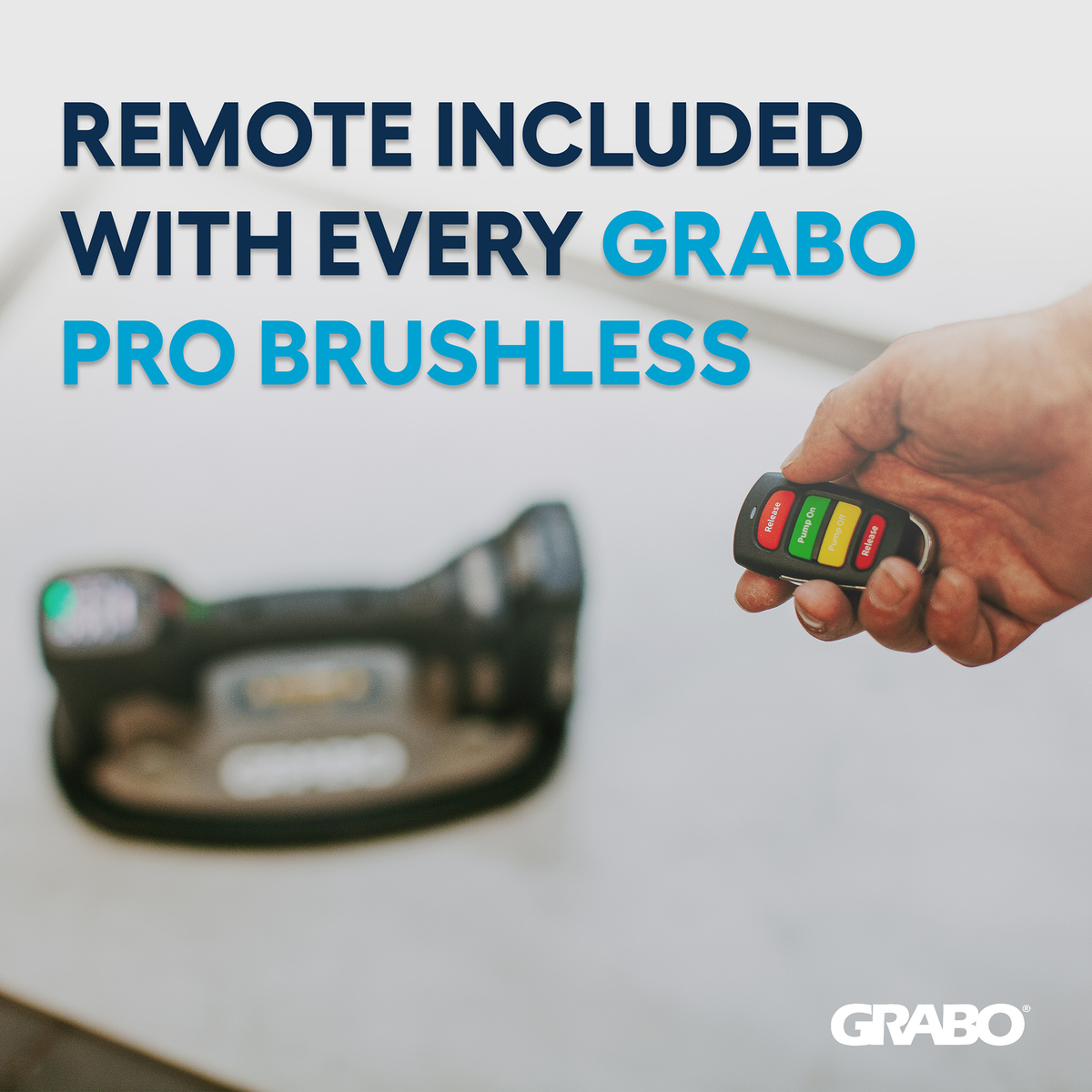 GRABO Pro Cordless Suction Lifter – 375 lb