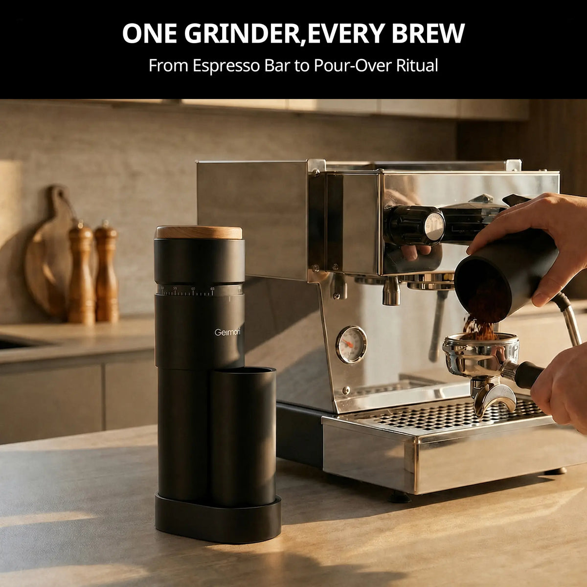 Wirsh Geimori T38 Plus Electric Coffee Grinder