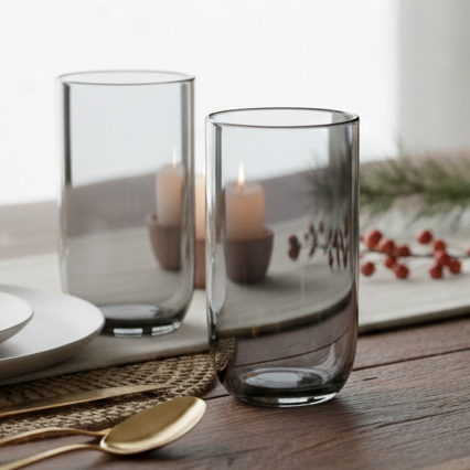Smoke Tumbler Glasses – Set of 4
