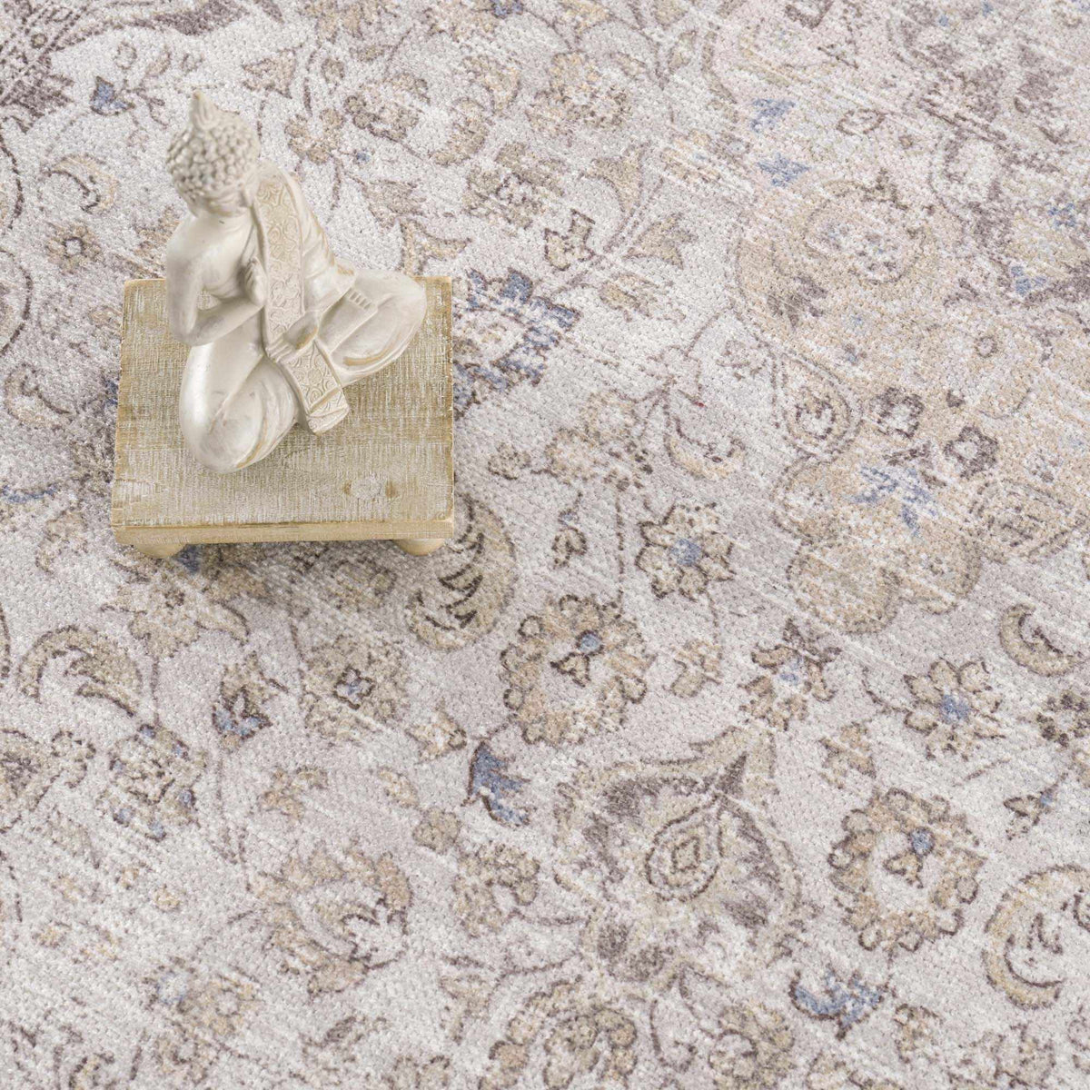 Cream Washable Area Rug