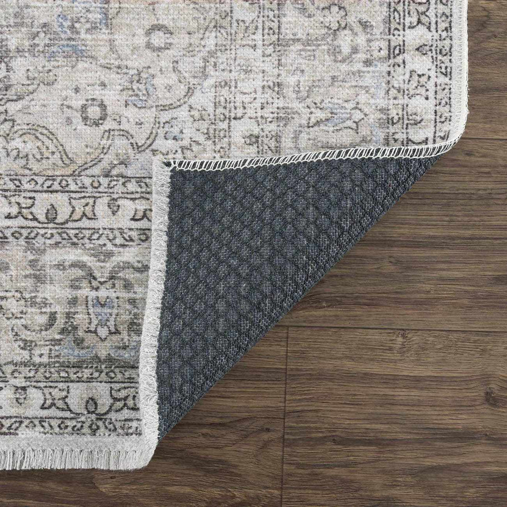 Cream Washable Area Rug