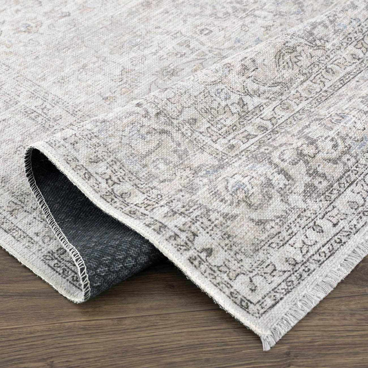 Cream Washable Area Rug