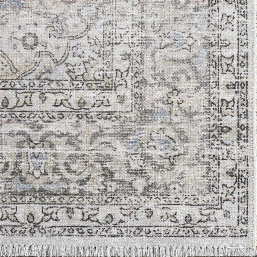 Cream Washable Area Rug