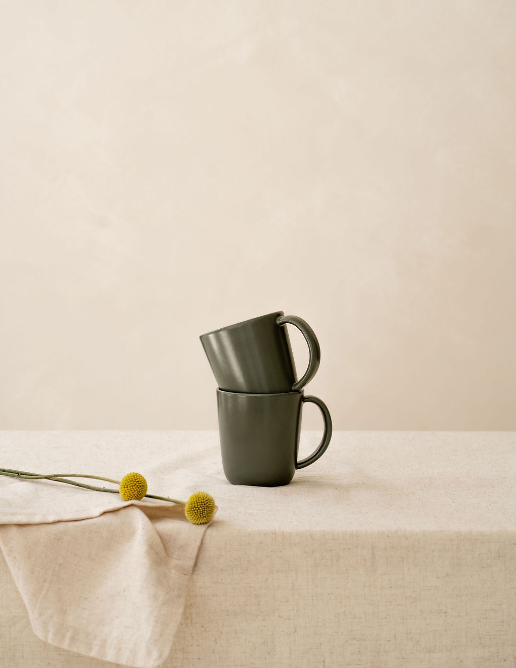 Hamkke Ceramic Coffee & Tea Mugs – Set of 4