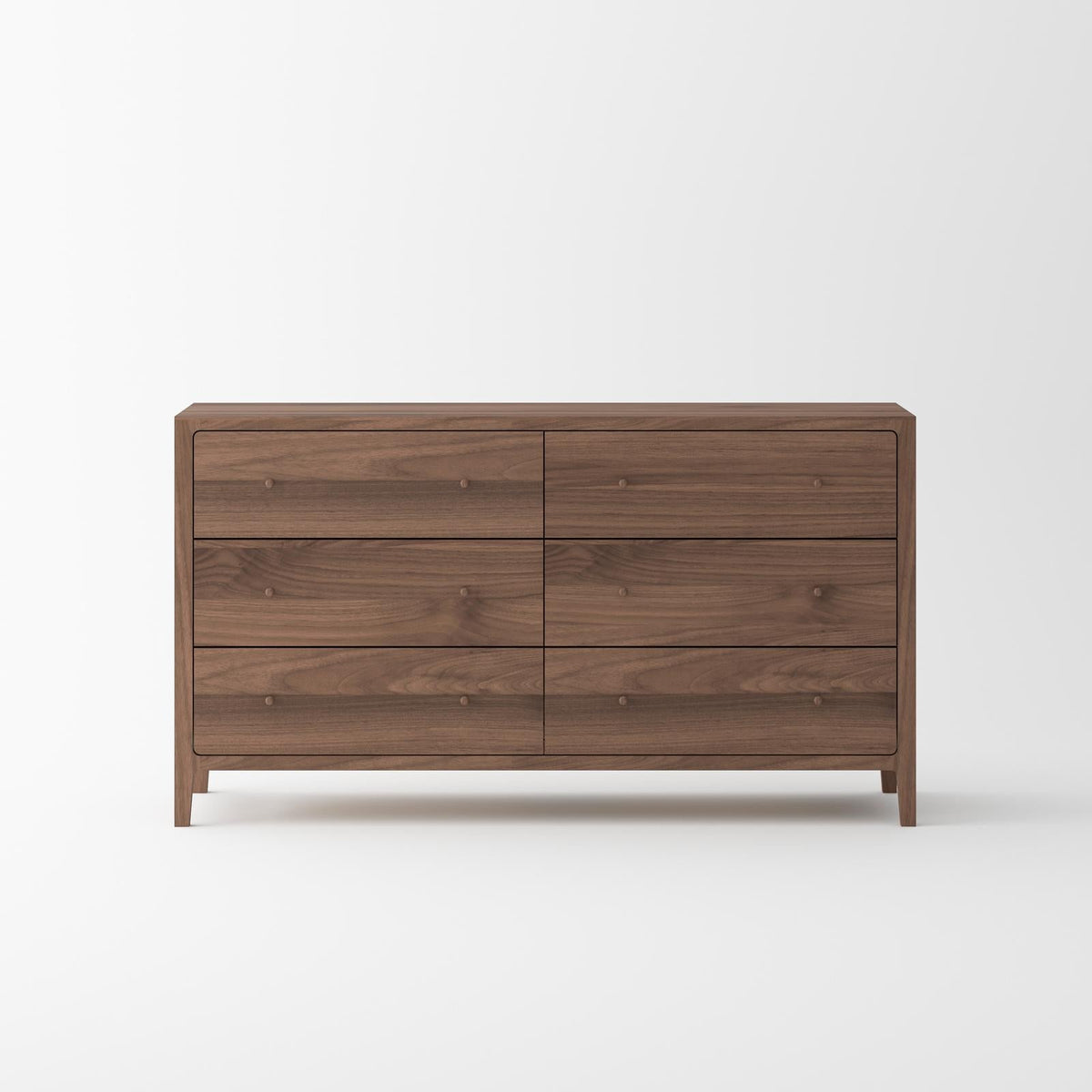 Isabella Mid-Century Bedroom Set – Solid American Walnut