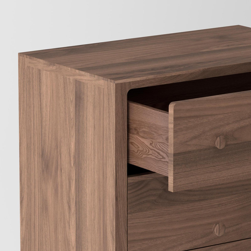 Isabella Mid-Century Bedroom Set – Solid American Walnut