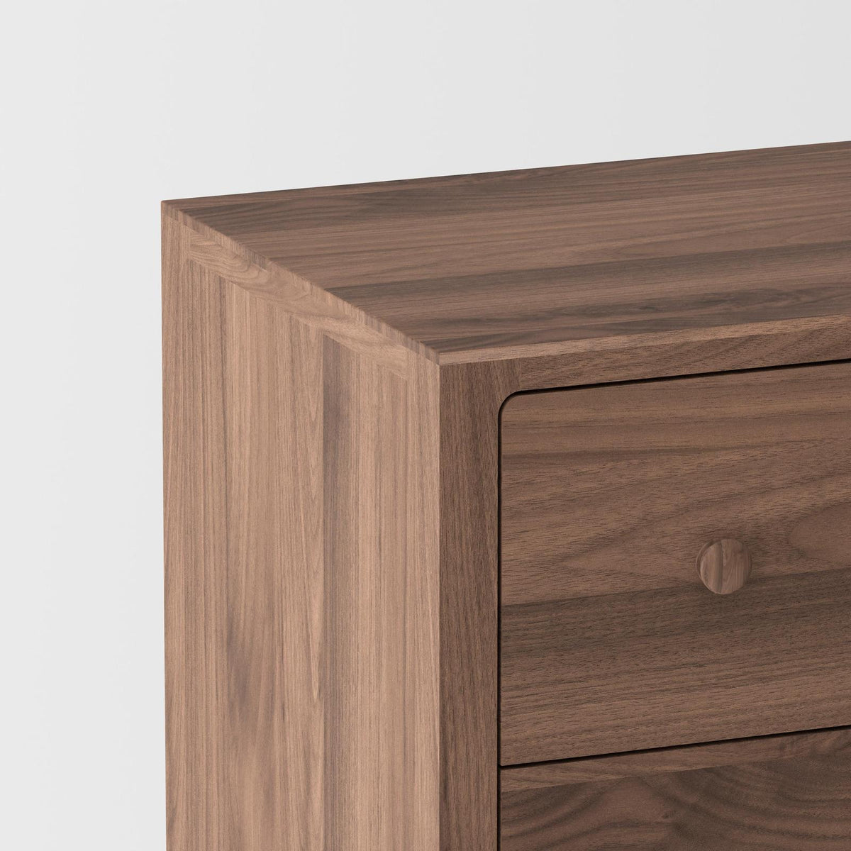 Isabella Mid-Century Bedroom Set – Solid American Walnut