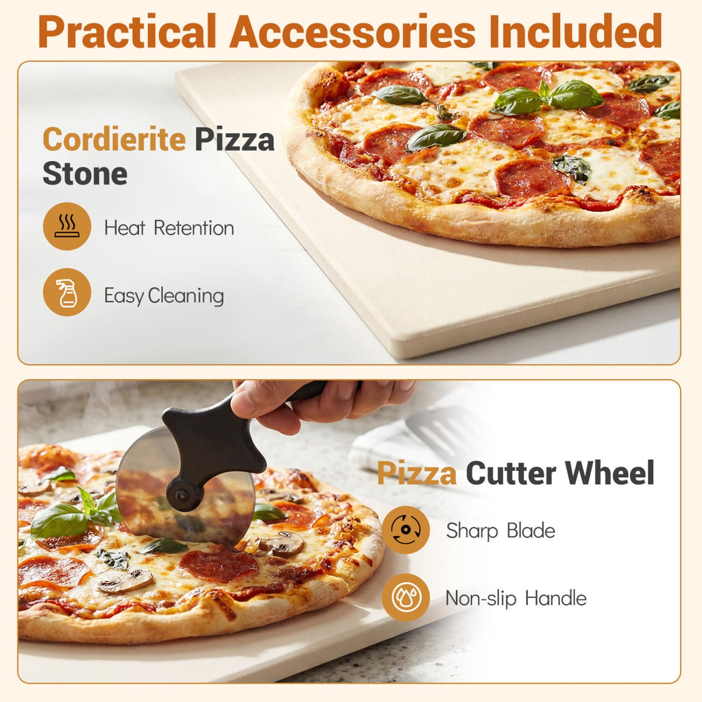 12-Inch Indoor Electric Countertop Pizza Oven