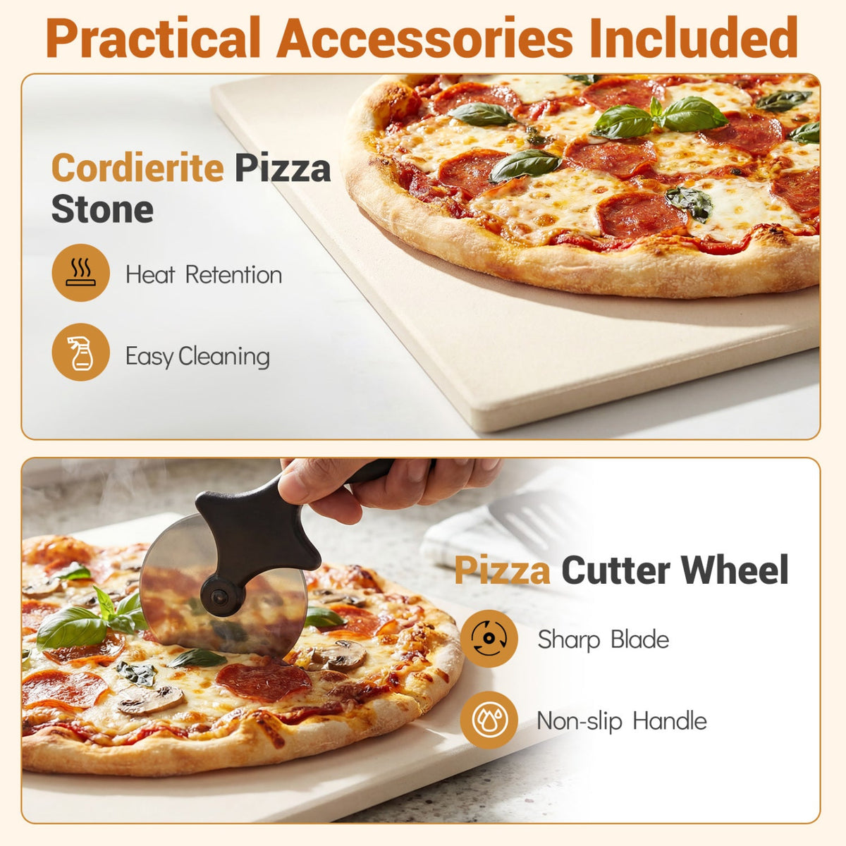 12-Inch Indoor Electric Countertop Pizza Oven